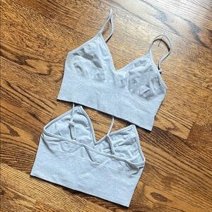 Alo delight Gray Bralette Set